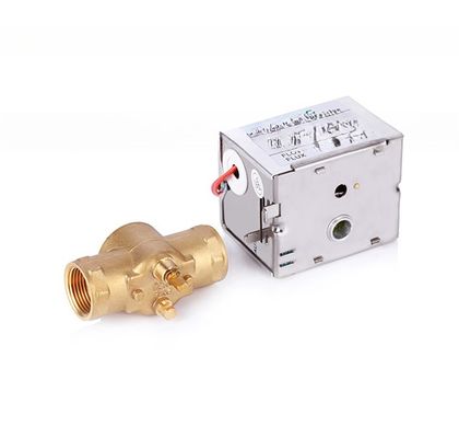 Brass DN20 2 vias válvula de zona motorizada para refrigerador de água FCU HVAC desempenho elétrico