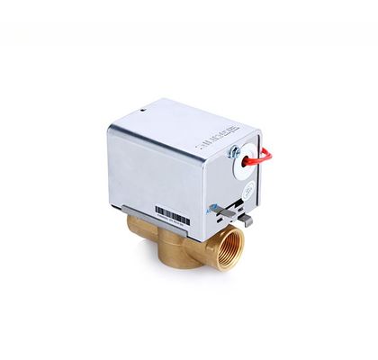 Brass DN20 2 vias válvula de zona motorizada para refrigerador de água FCU HVAC desempenho elétrico