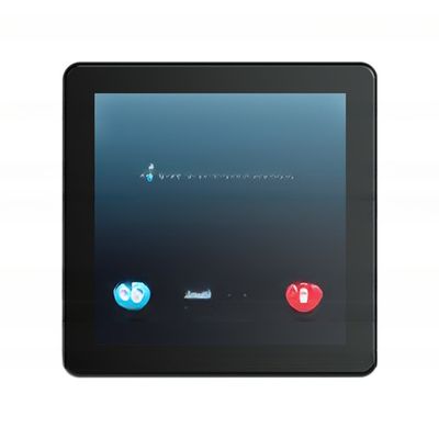 Estilo de design contemporâneo Modbus de 4,0 polegadas Programação de tela sensível ao toque Cor LCD Large Fan Coil Thermostat