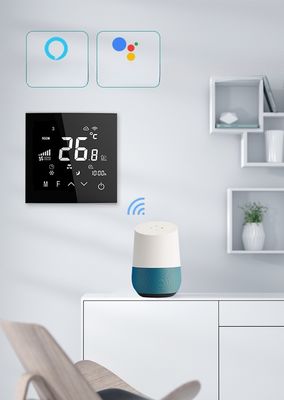 16A RS485 Modbus Touch Screen WIFI Smart Thermostat para aquecimento por piso elétrico