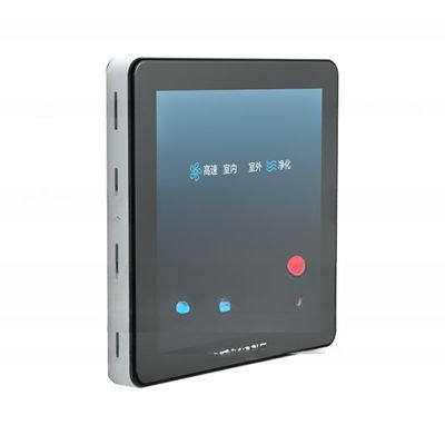 Estilo de design contemporâneo Modbus de 4,0 polegadas Programação de tela sensível ao toque Cor LCD Large Fan Coil Thermostat