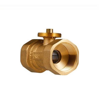 220V Consumo de energia 2 vias válvula de latão para ar condicionado PVC válvula de esfera motorizada