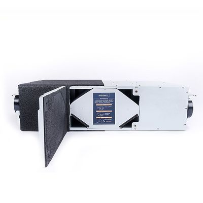 Unidade de tratamento de ar de aço inoxidável para ventilação de recuperação de calor doméstica