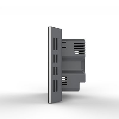 Ecrã táctil preto Tuya APP Termostato inteligente para sistema de caldeira 24VAC/110VAC/220VAC