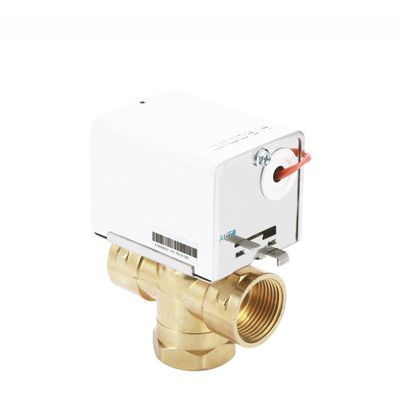 DN20 220v Digital Water Fan Coil Brass Electric Motorized Zone Valve com material de latão
