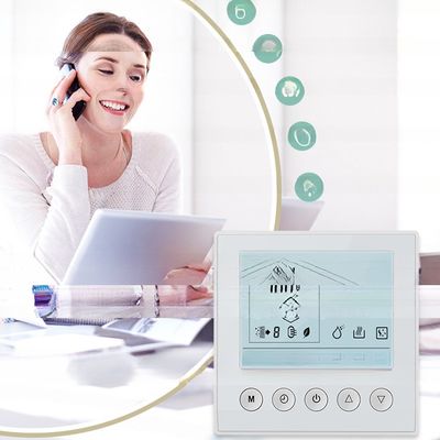 Controlador de sensor de temperatura WiFi para ventilação de ar fresco e controlo de temperatura
