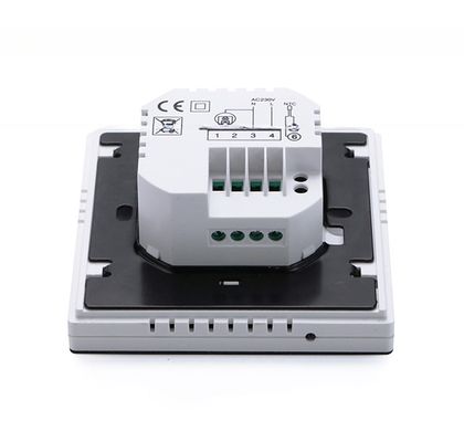 Esquema de toque de dois tubos/quatro tubos Termostato HVAC programável com controlador de ventilador ajustável
