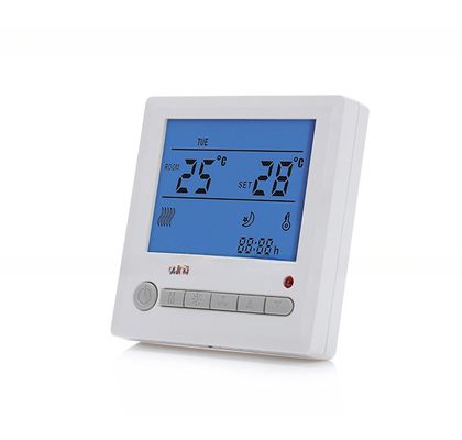Termostato digital de aquecimento por piso com sensor externo e faixa de temperatura de 5-35C