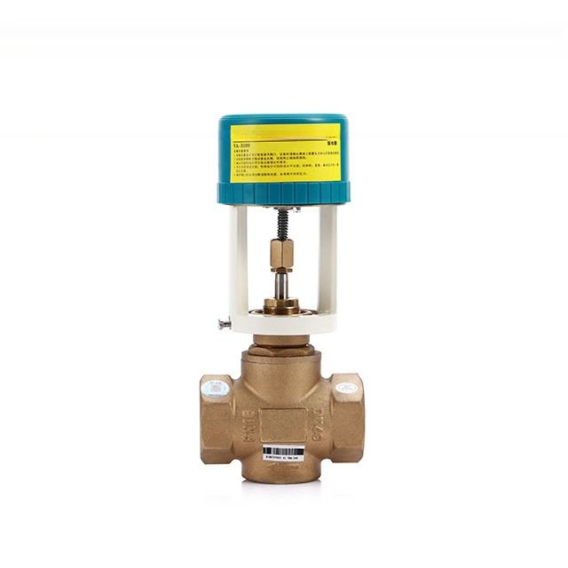 Modulação proporcional do sistema HVAC Unidade de bobina de ventilador com válvula motorizada de controlo de 2 vias