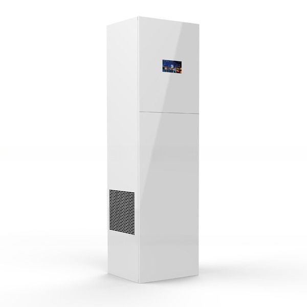 Armário de sistema de ventilação de ar doméstico com recuperação de calor certificada CE e volume de ar de 500M3/H