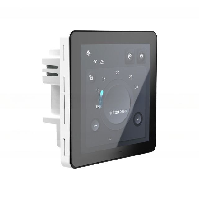 480 * 480 Resolução 4,0 polegadas Tuya WIFI tela sensível ao toque tela colorida tela central de ar condicionado termostato