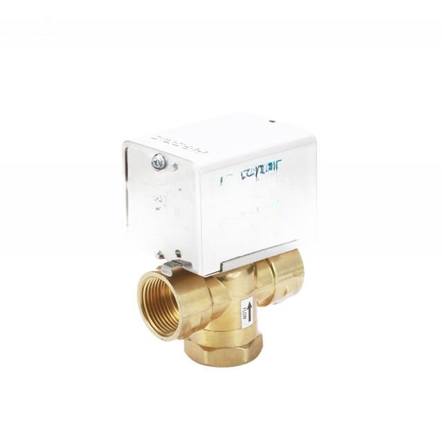 DN20 220v Digital Water Fan Coil Brass Electric Motorized Zone Valve com material de latão