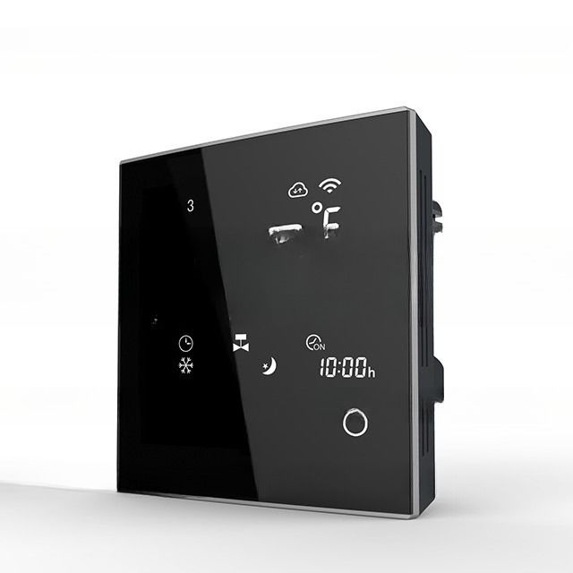 Acrílico touch screen LCD WiFi termostato para controle de temperatura de sala inteligente 100-240VAC