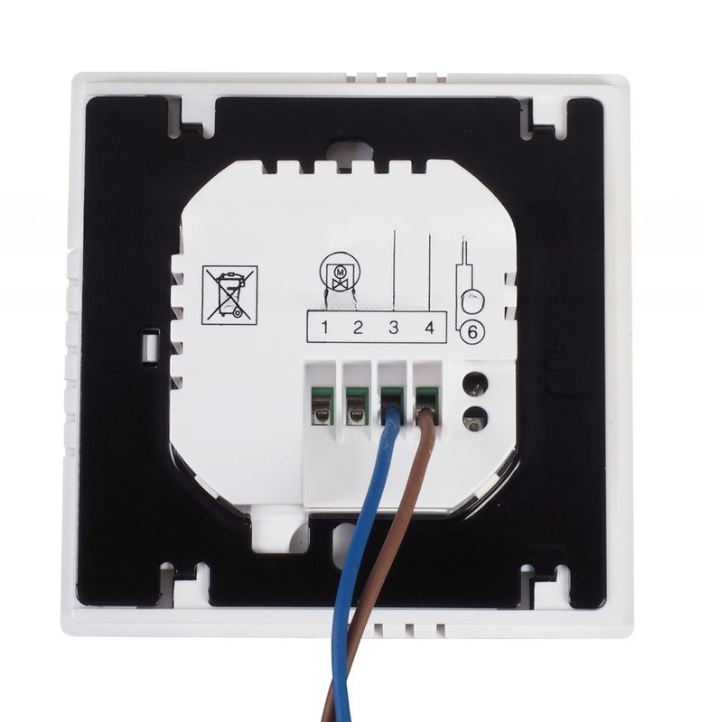 86mm*86mm*16mm Escrã LCD LCD Wi-Fi de toque padrão da UE